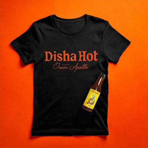 Disha Hot Sauce 1-pack x Black Merch Bundle